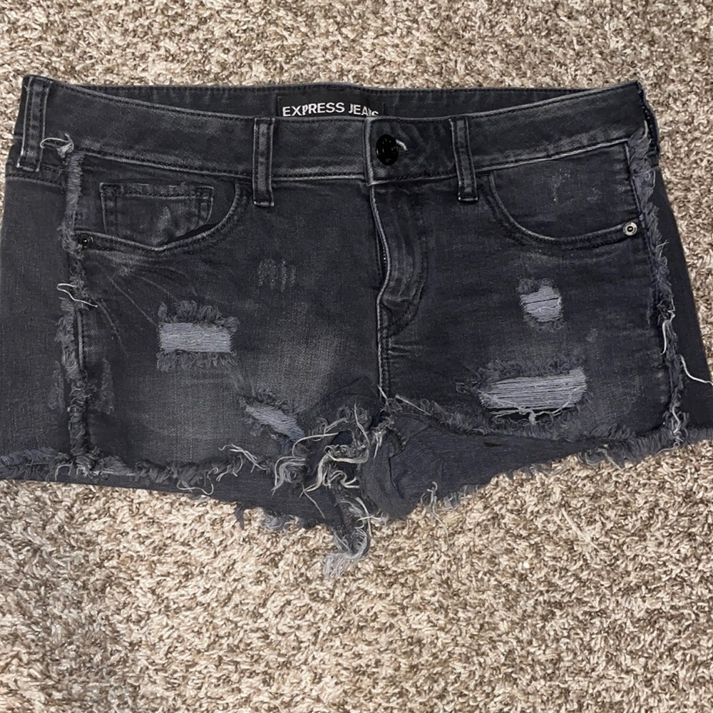 Express jean shorts